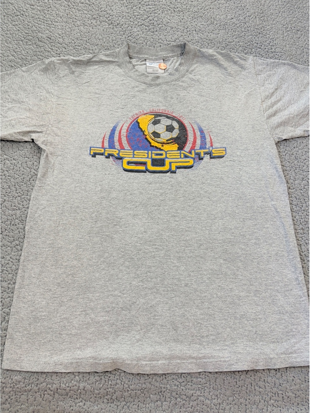 Port & Company President's Cup 2011 gray T-shirt